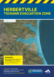 Herbertville Tsunami Evacuation Zone Map