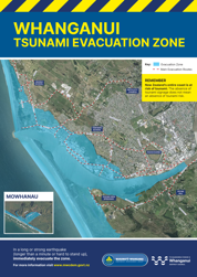 Whanganui Tsunami Evacuation Zone Map