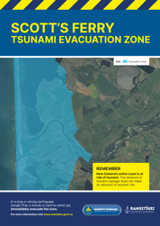 Scotts Ferry Tsunami Evacuation Zone Map